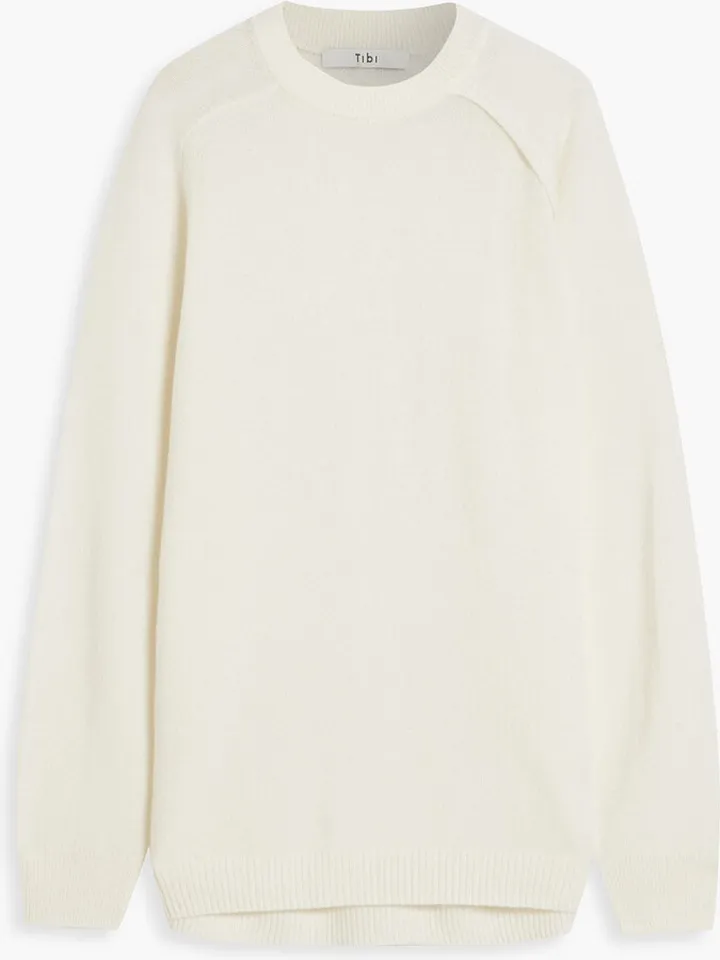 Cutout cashmere sweater