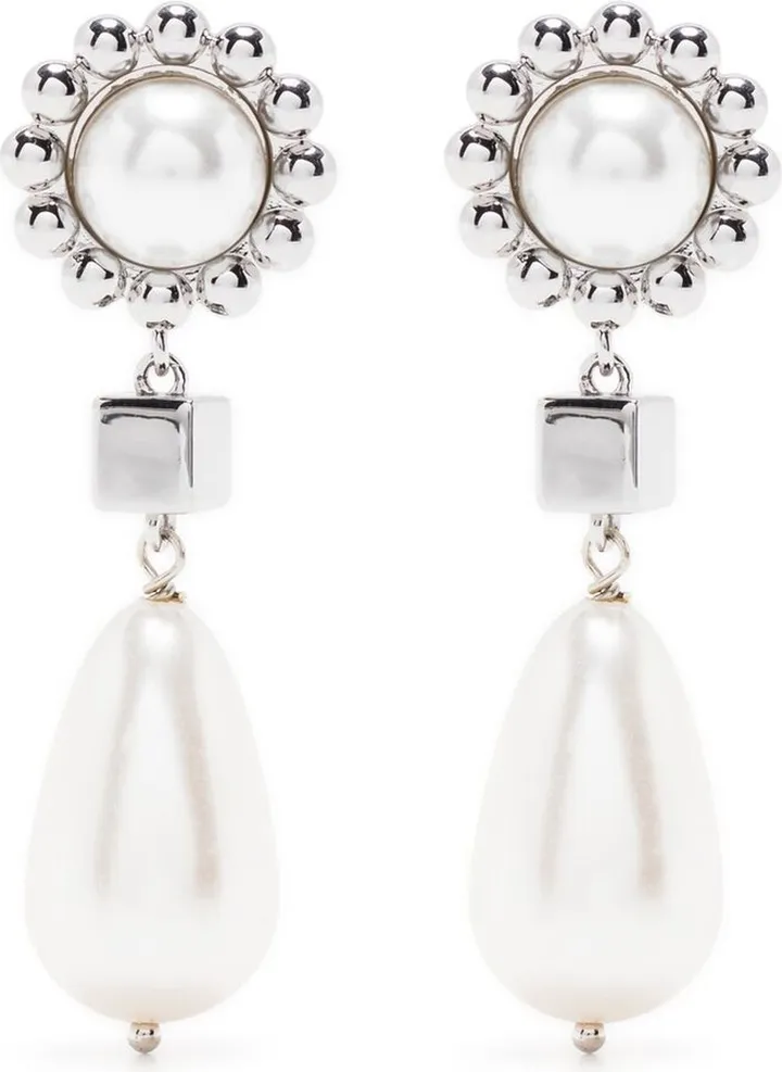 Gibson faux-pearl drop earrings
