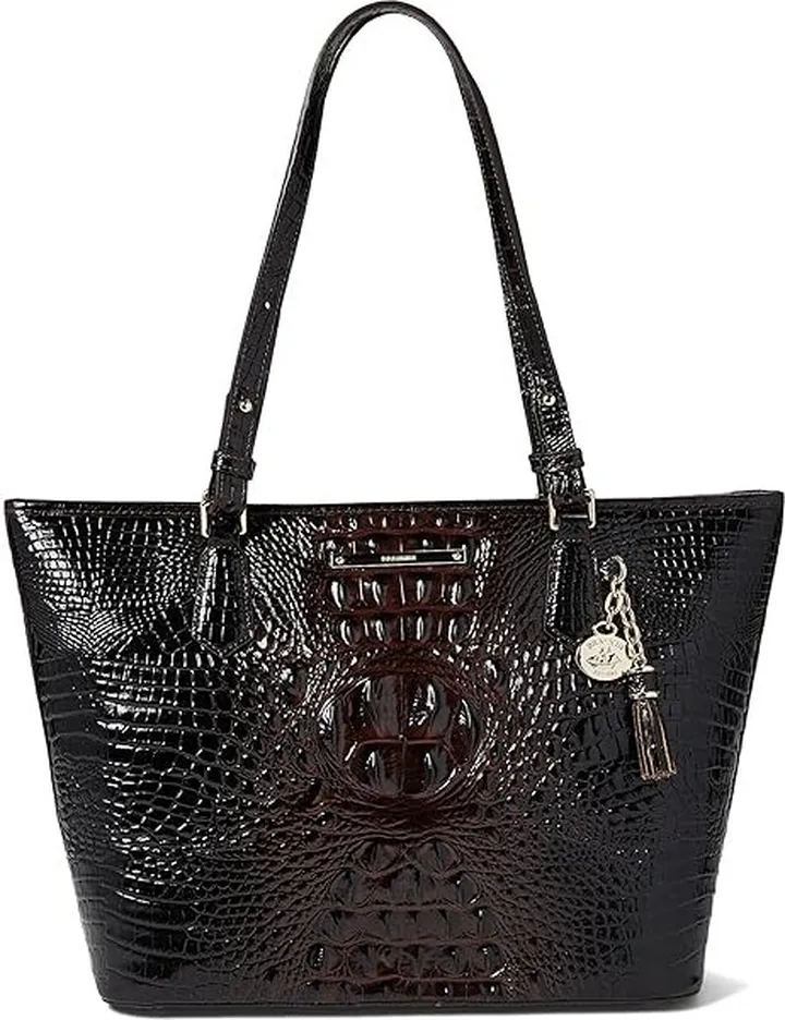 Brahmin Ombre Melbourne Medium Asher Totes (Cocoa) Handbags