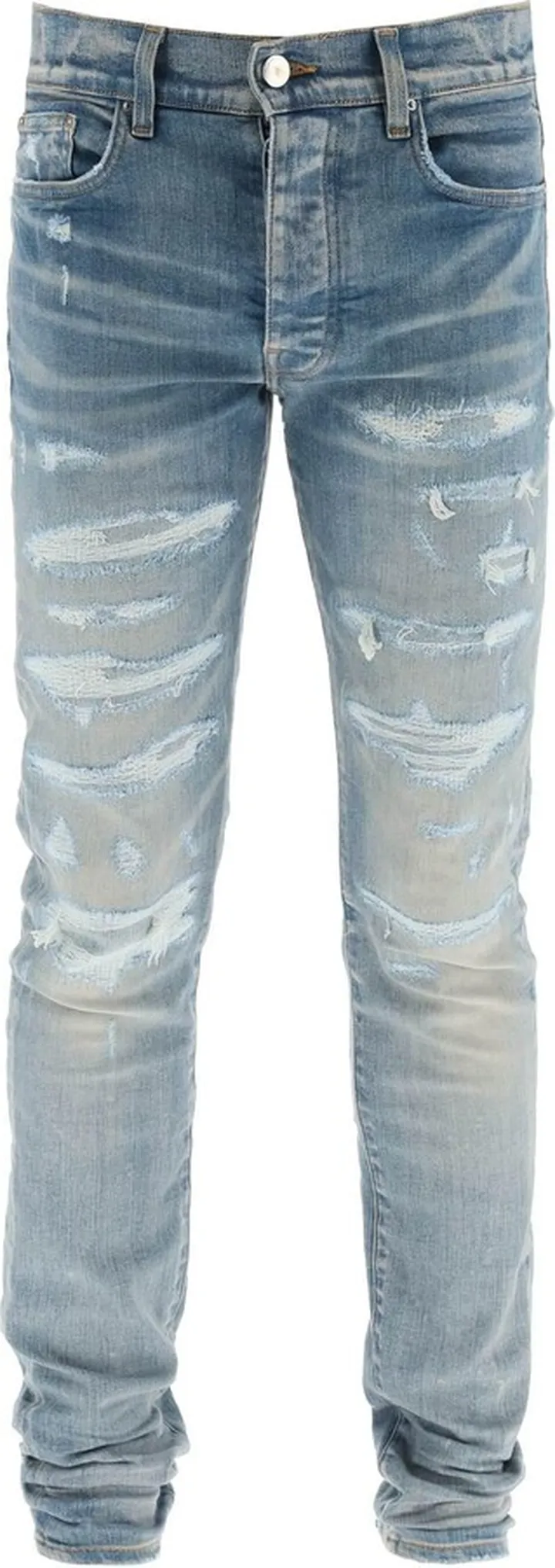 Amiri Distressed Skinny Jeans