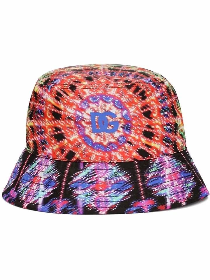 Psychedelic Print Bucket Hat