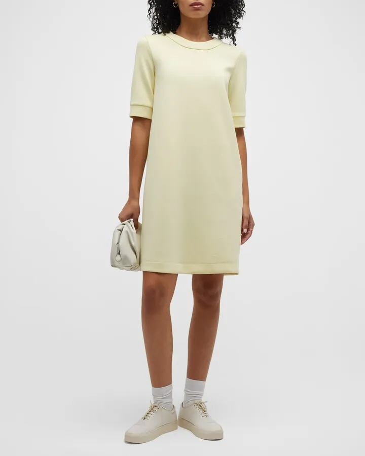 Vicenza Elbow-Sleeve Shift Dress