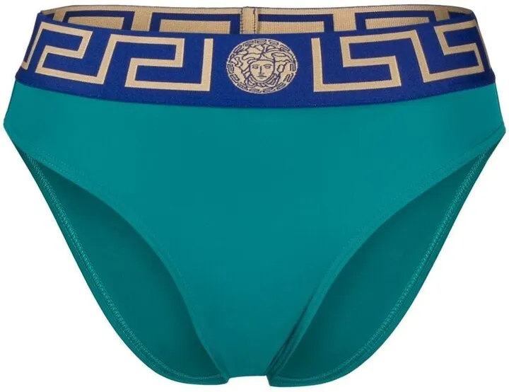 Greca-waistband bikini bottoms