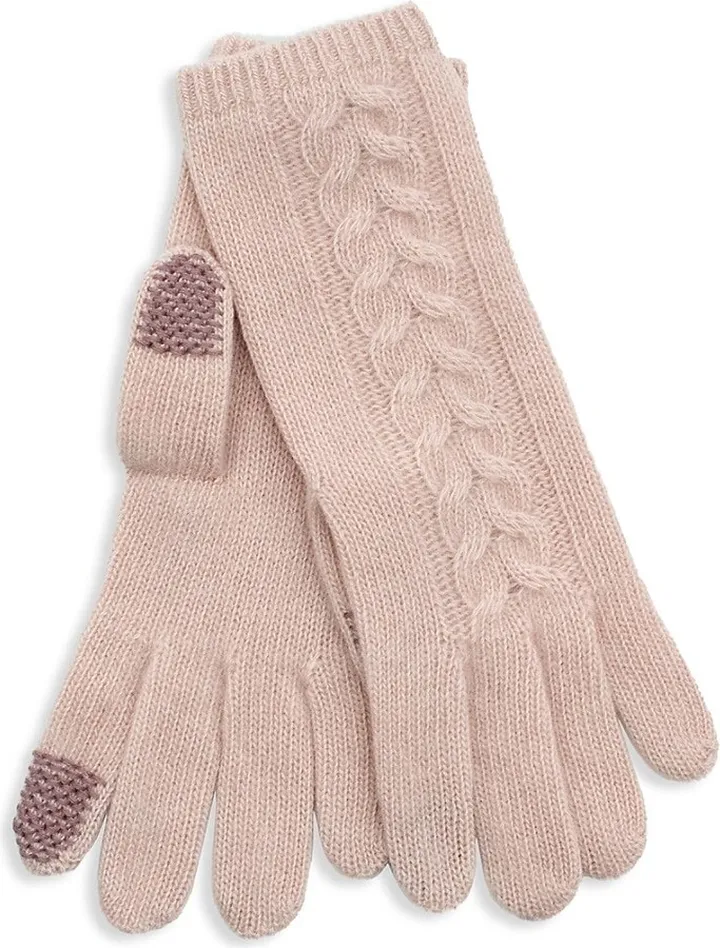 Cable Knit Cashmere Gloves