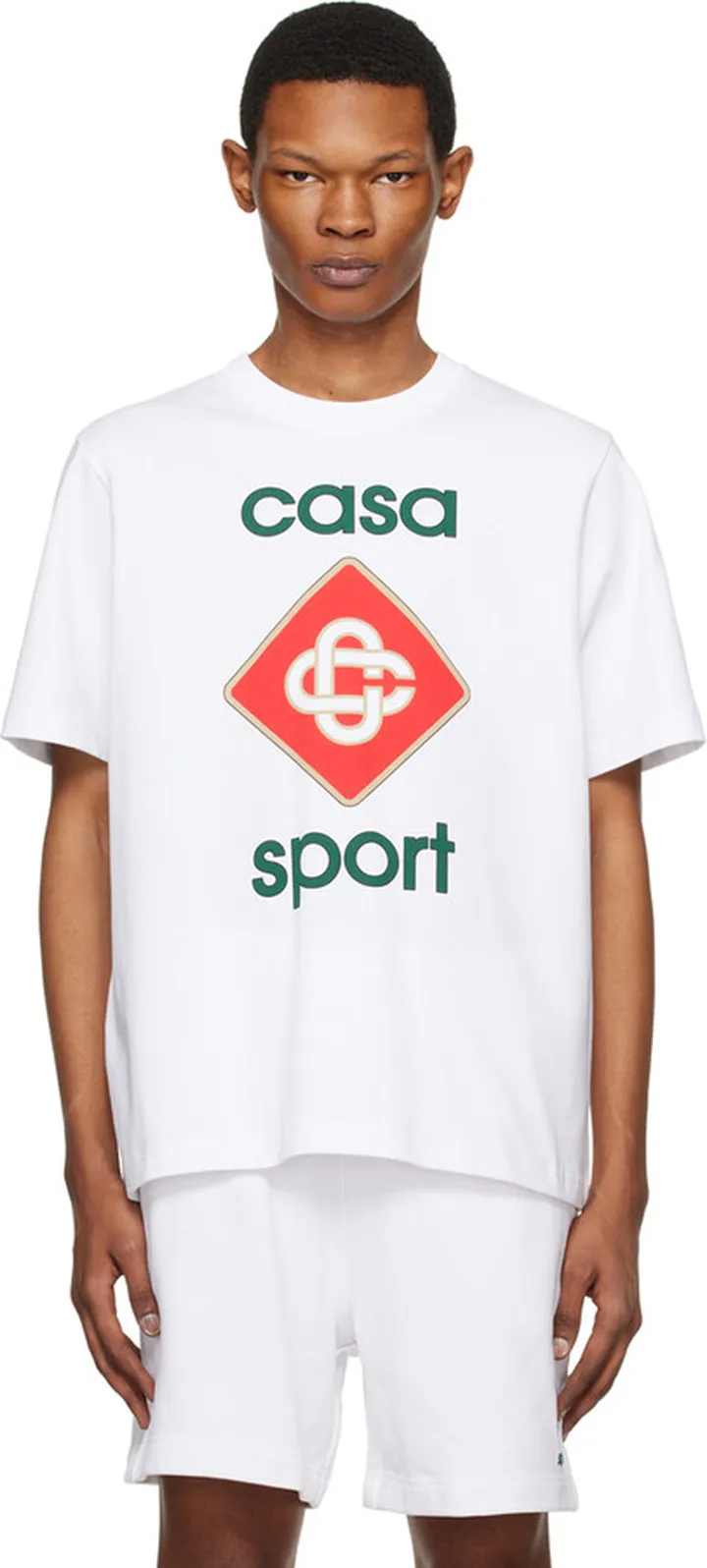 Casablanca White 'Casa Sport' T-Shirt