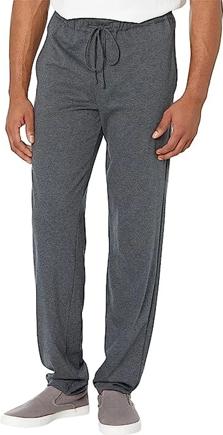 Hanro Night and Day Knit Lounge Pants (Enigma Melange) Men's Pajama