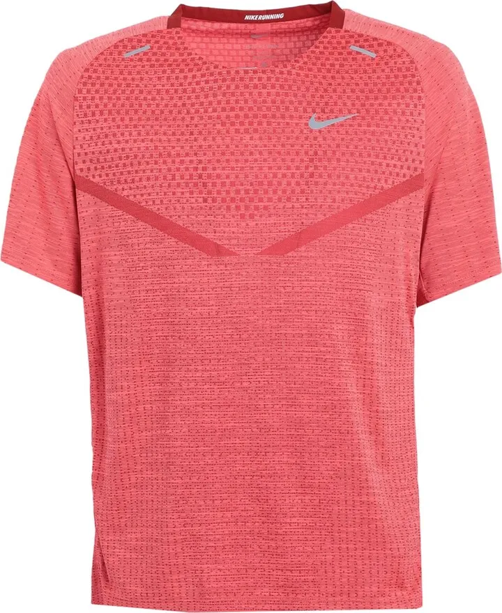 Nike Dri-fit Adv Techknit Ultra Men's Short-sleeve Running Top T-shirt Coral
