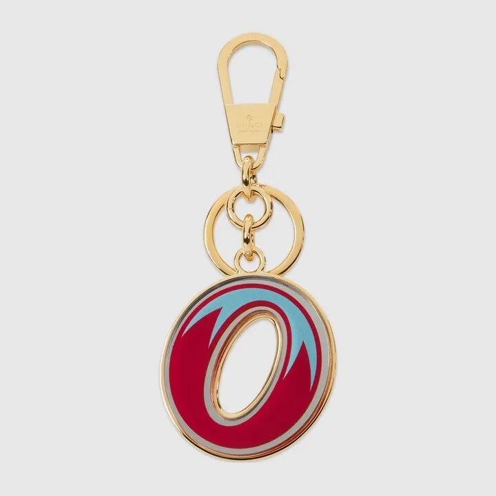 Letter O Plexiglas keychain