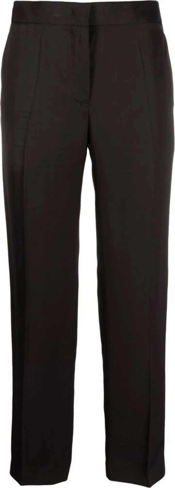Cropped Twill Trousers