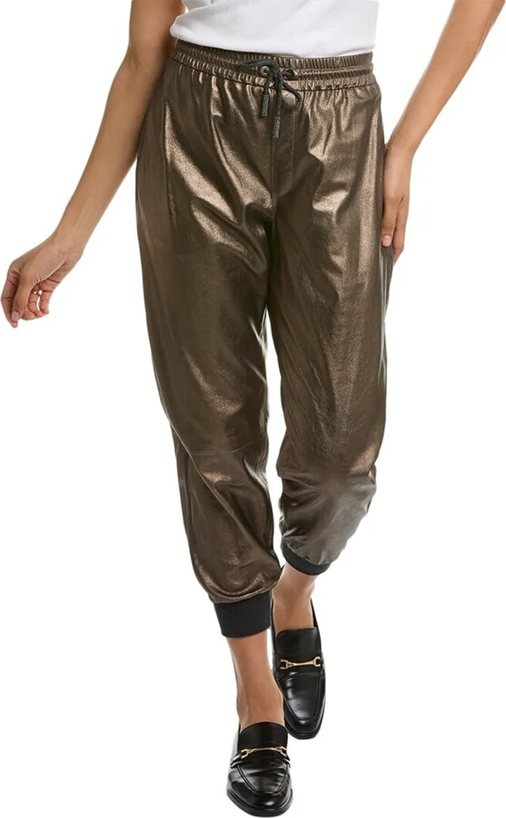 Brunello Cucinelli Leather Pant