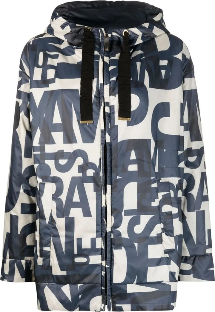 MAX MARA- Allover Logo Down Jacket