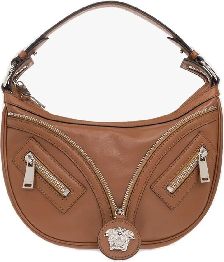 Versace Repeat Medusa Plaque Small Shoulder Bag