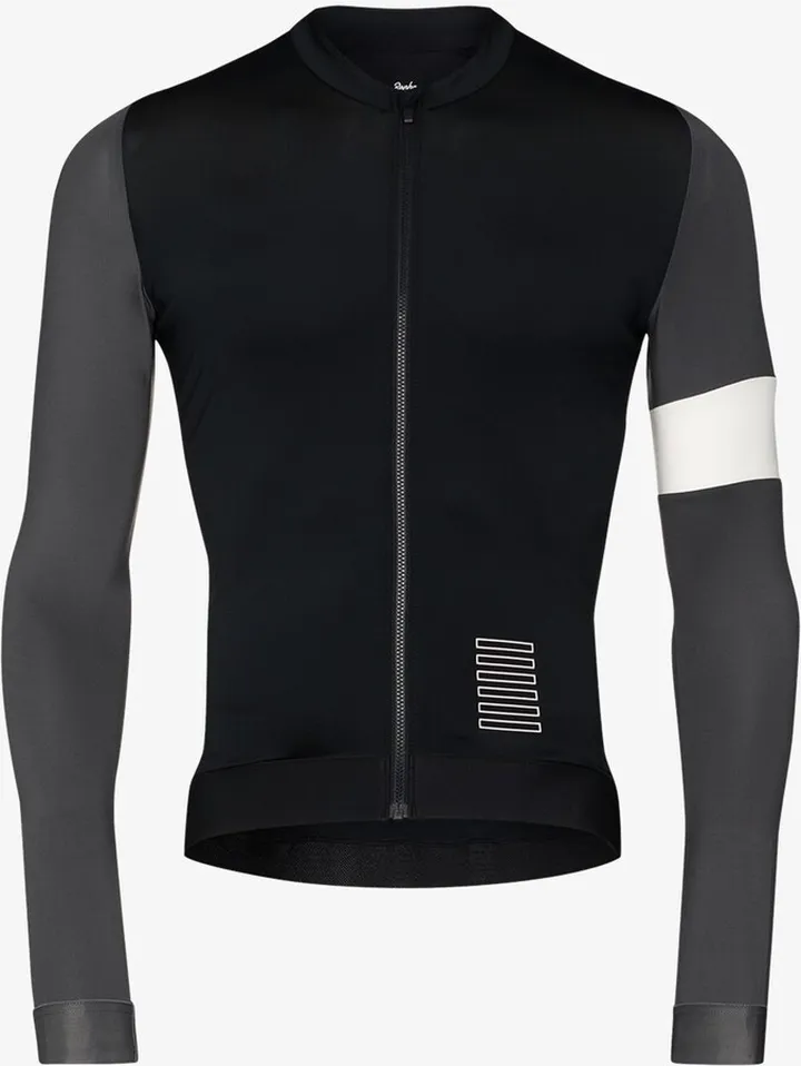 Black Pro Team Cycling Jersey Top