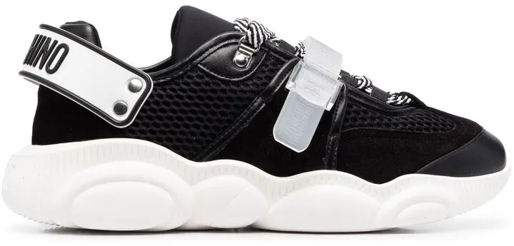 Logo-Strap Low-Top Sneakers