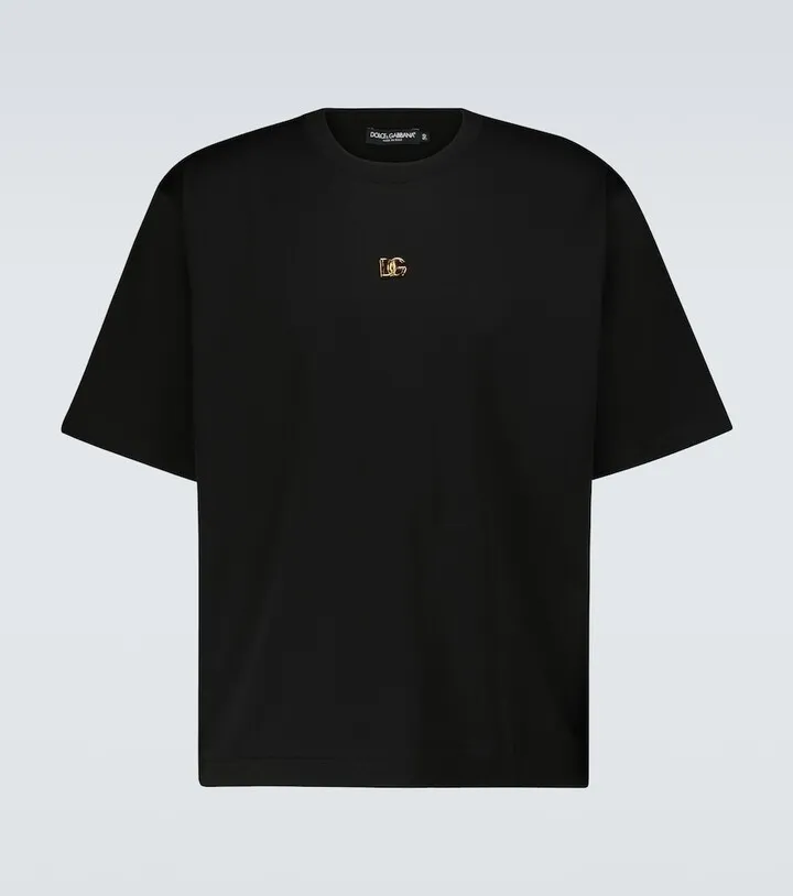 Short-sleeved cotton T-shirt