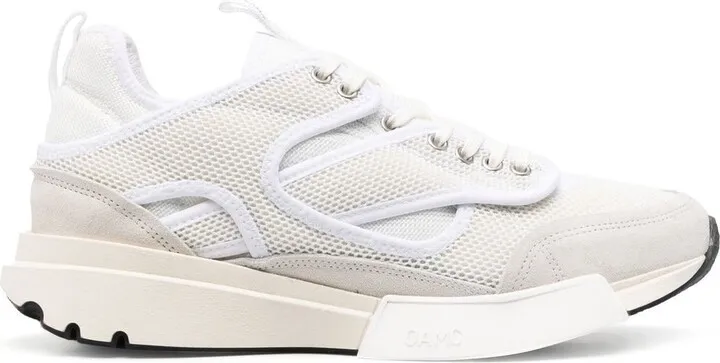 Aurora panelled low-top sneakers