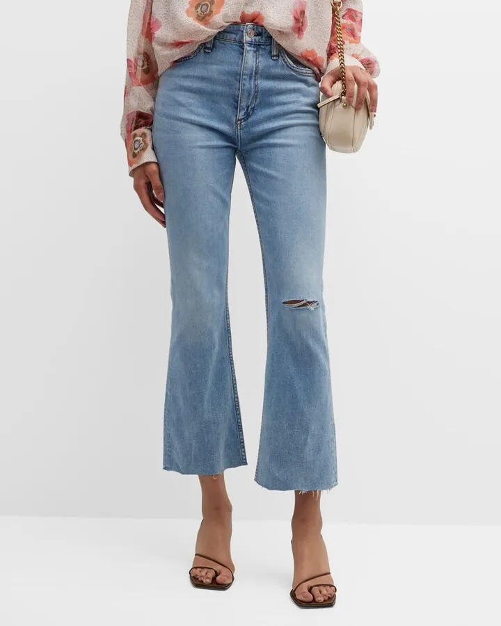 Casey High Rise Ankle Flare Jeans
