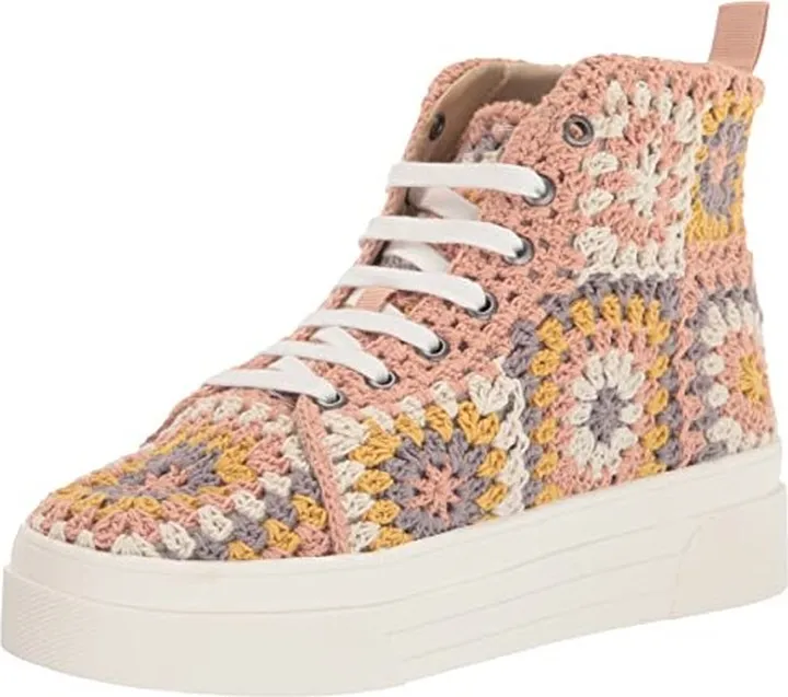 Lucky Brand Women's Curla Crochet Platform Sneaker