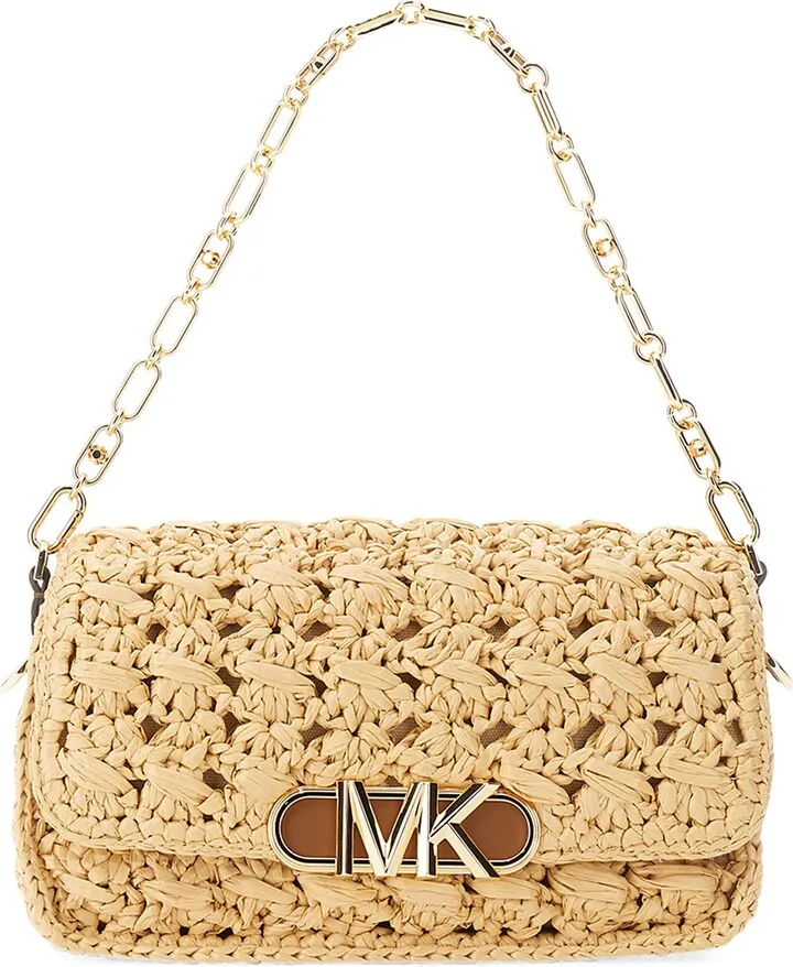 Parker Medium Woven Straw Bag