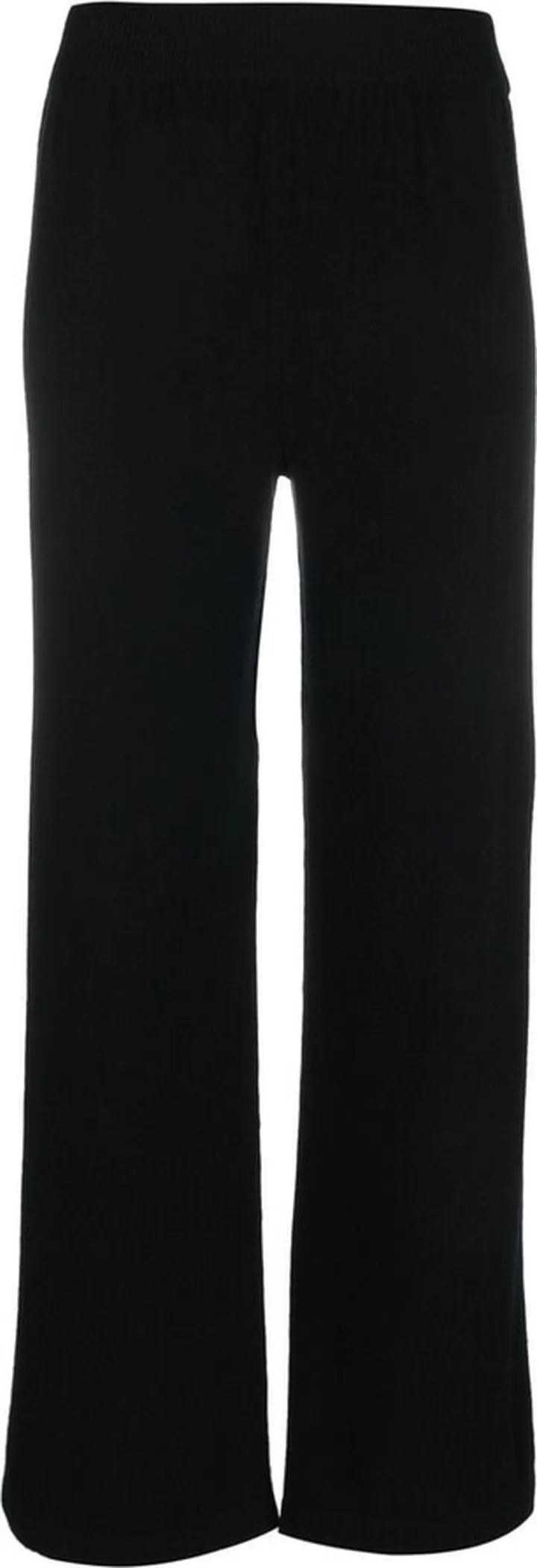 Straight-Leg Knitted Trousers