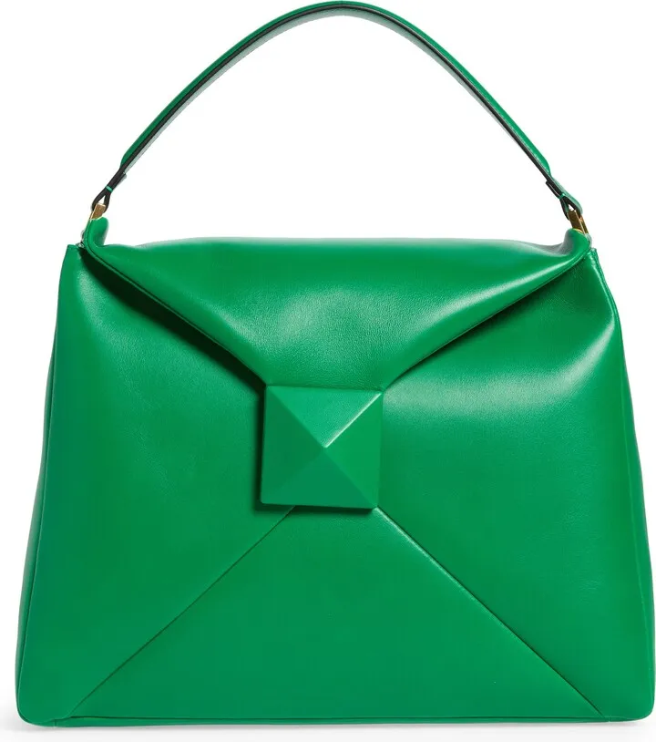 One Stud Leather Hobo Bag