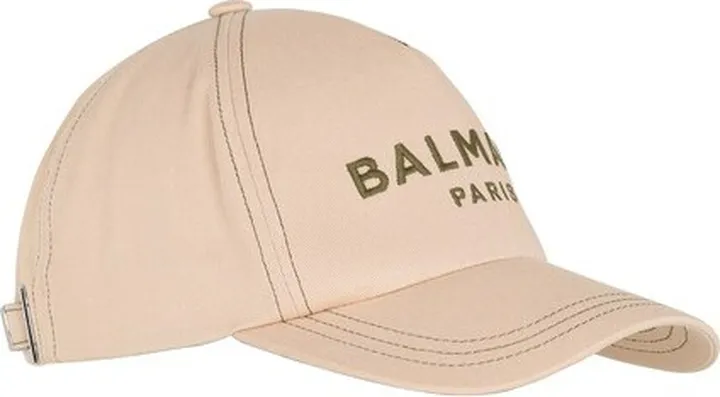 Cotton cap with Balmain logo