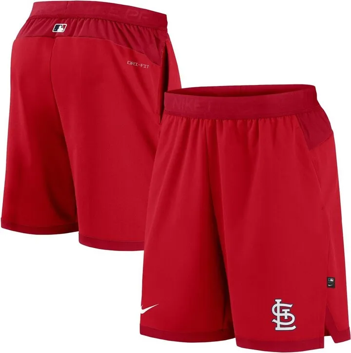 Men's Nike Red St. Louis Cardinals Authentic Collection Flex Vent Performance Shorts