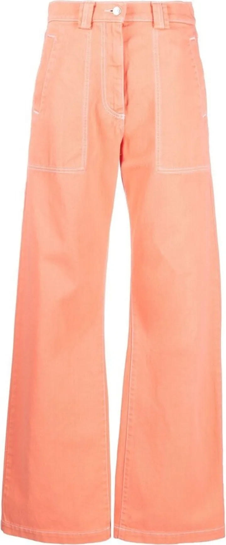 High-Waisted Wide-Leg Jeans