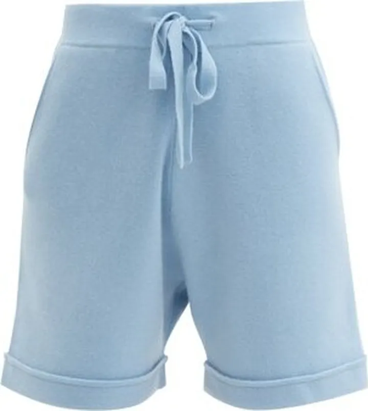 Drawstring Cashmere Shorts