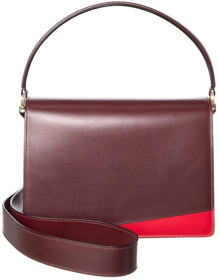 Valextra Swing Leather Shoulder Bag