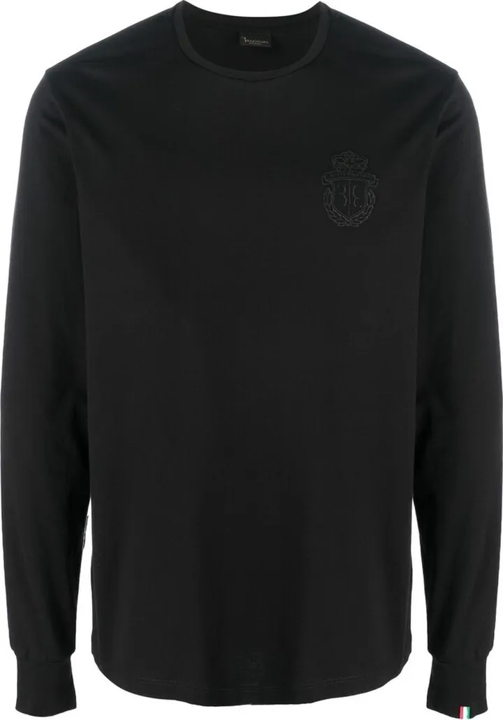 embroidered-logo long-sleeve T-shirt