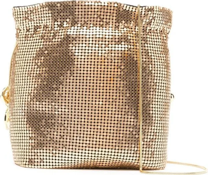Gold-Tone Selene Chainmail Mini Bag