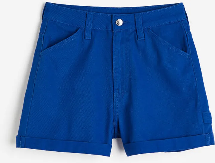 High Waist Cargo Shorts
