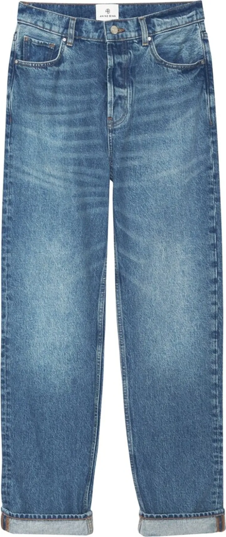 Mid-Rise Boyfriend Jeans