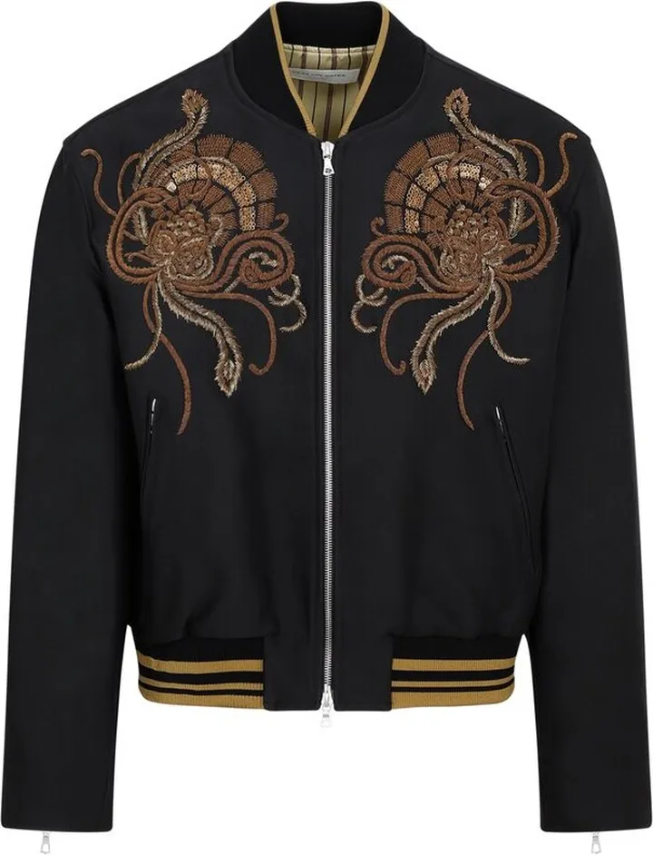 Dries Van Noten Embroidered Bomber Jacket