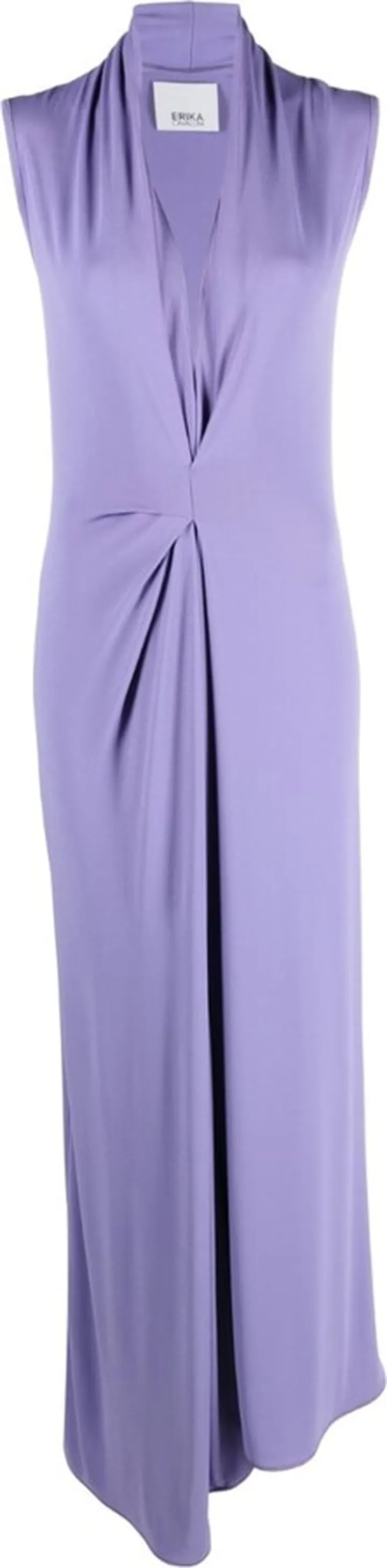 V-neck stretch-design dress