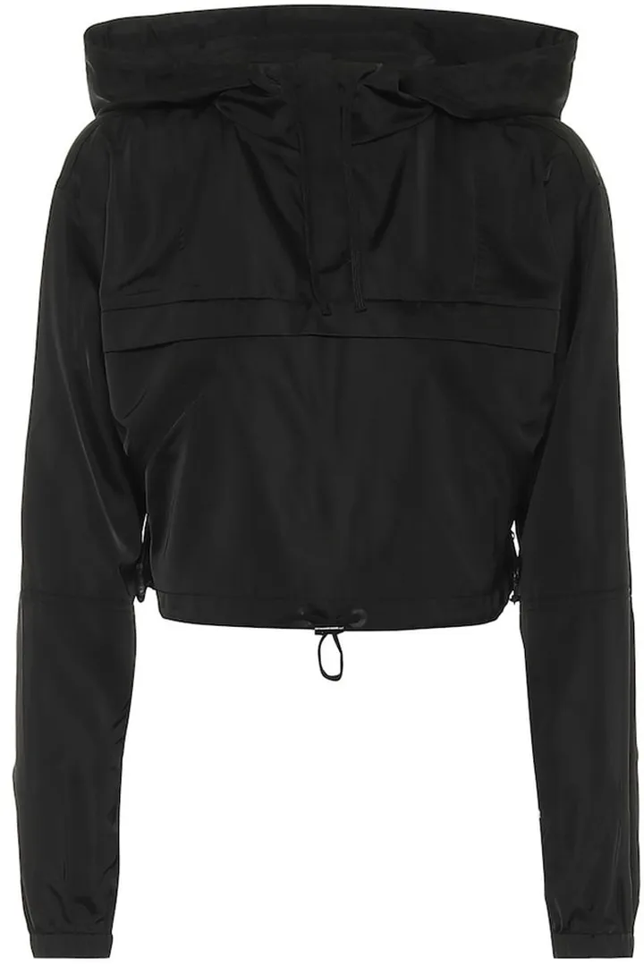 Cropped technical jacket