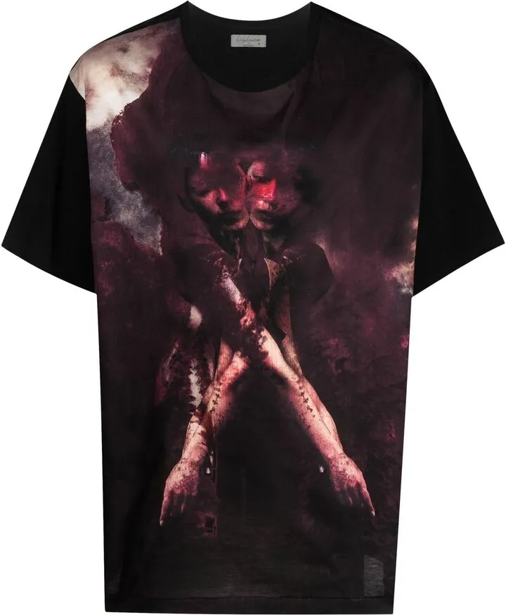 graphic print relaxed-fit T-shirt