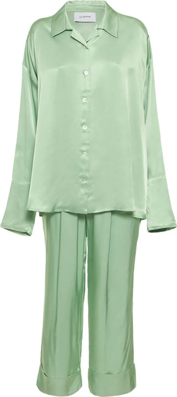 Sizeless satin pajama set