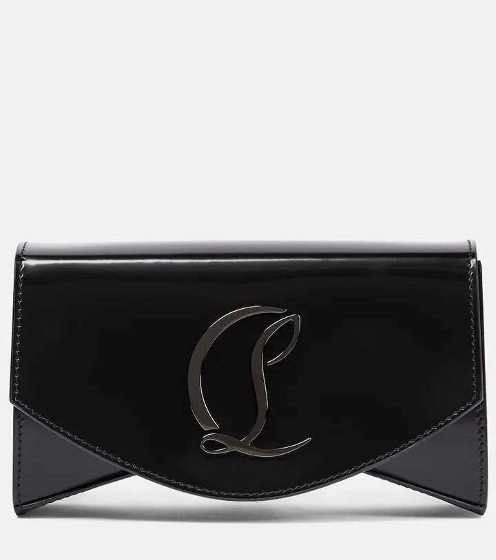 Loubi54 patent leather shoulder bag