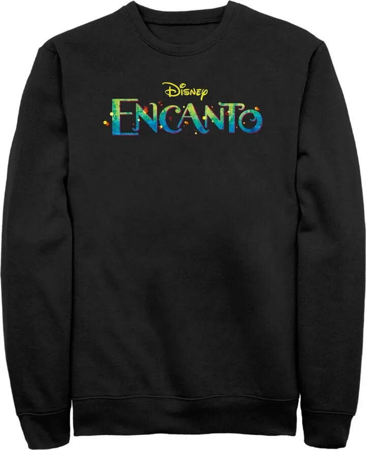 Men's Encanto Colorful Logo Sweatshirt - Black - 2X Large