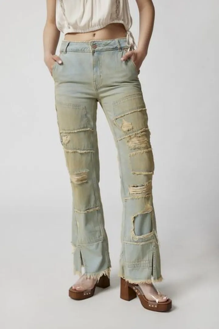 BDG Extreme Destroyed Bootcut Jean