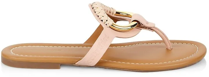 Hana Leather Thong Sandals