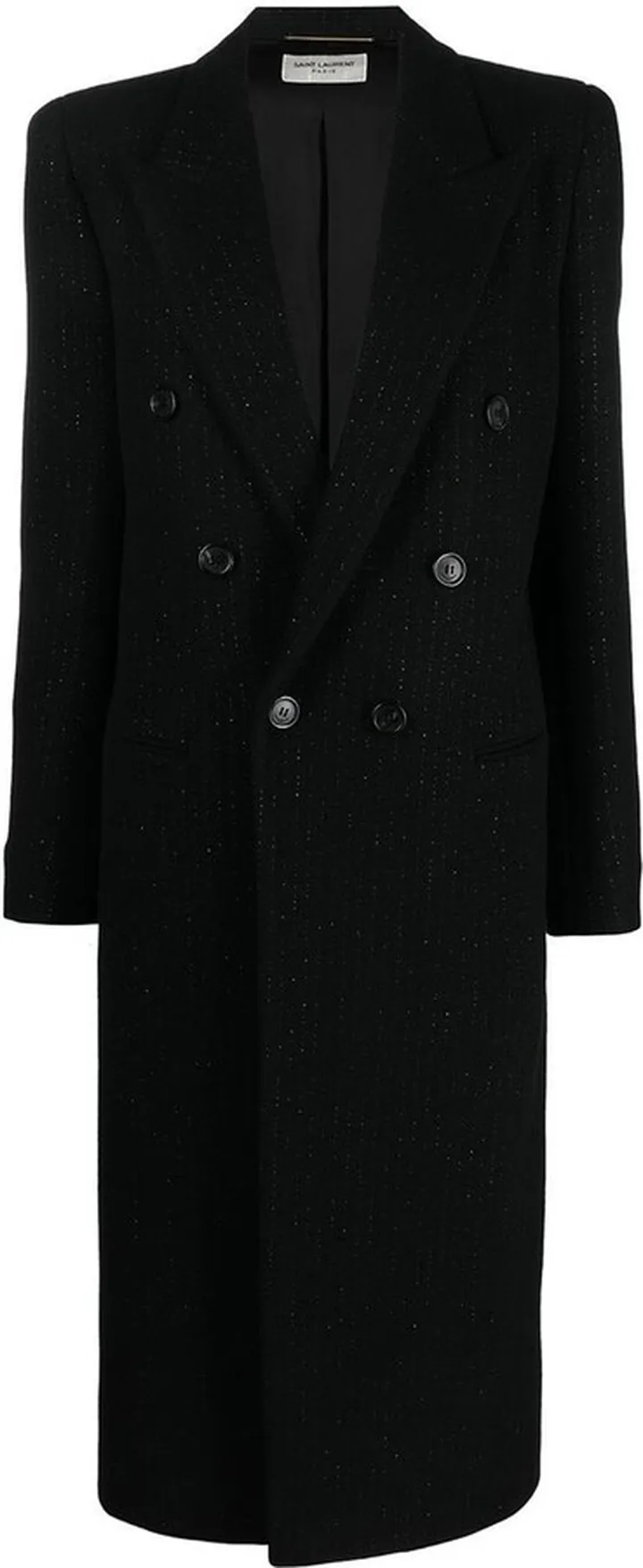 Double-Breasted Mid-Length Coat