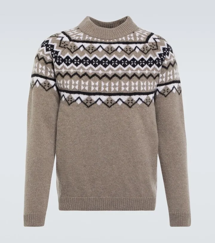 Wool and cashmere sweater