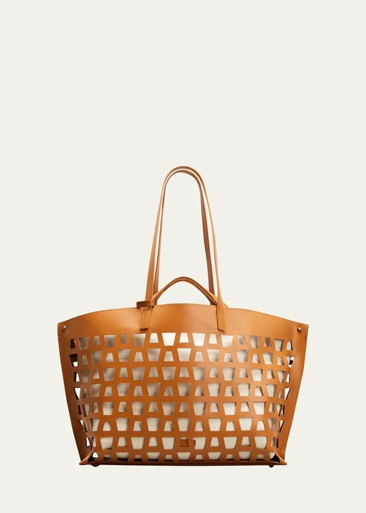 AI Medium Lasercut Napa Tote Bag