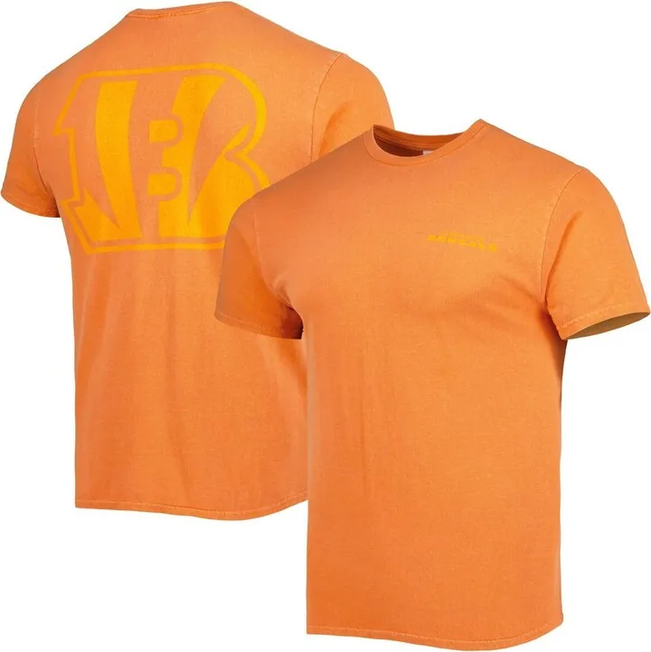 Men's '47 Brand Orange Cincinnati Bengals Fast Track Tonal Highlight T-shirt