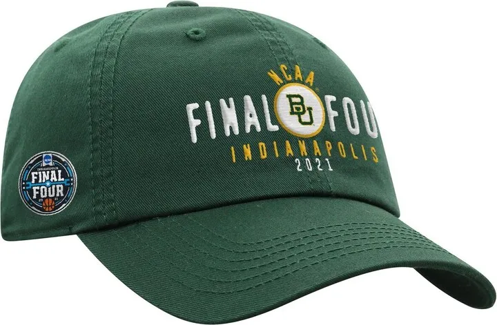 Men's Top of the World Green Baylor Bears 2021 Ncaa Men's Basketball Tournament March Madness Final Four Bound Crew Adjustable Hat