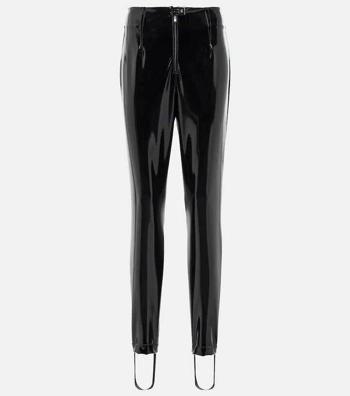 Faux leather pants