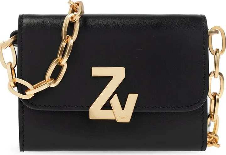 Zadig & Voltaire Logo-Plaque Flap Crossbody Bag